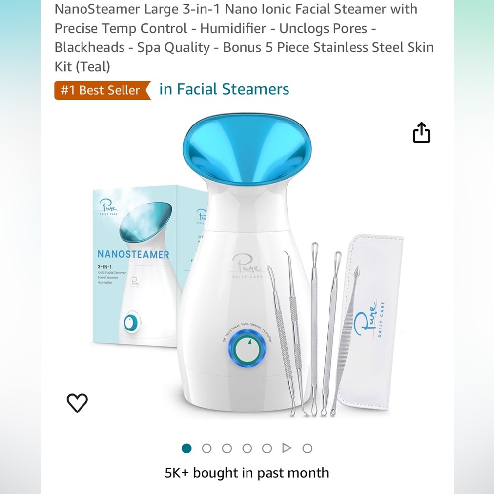 3 in 1 ionic facial steamer